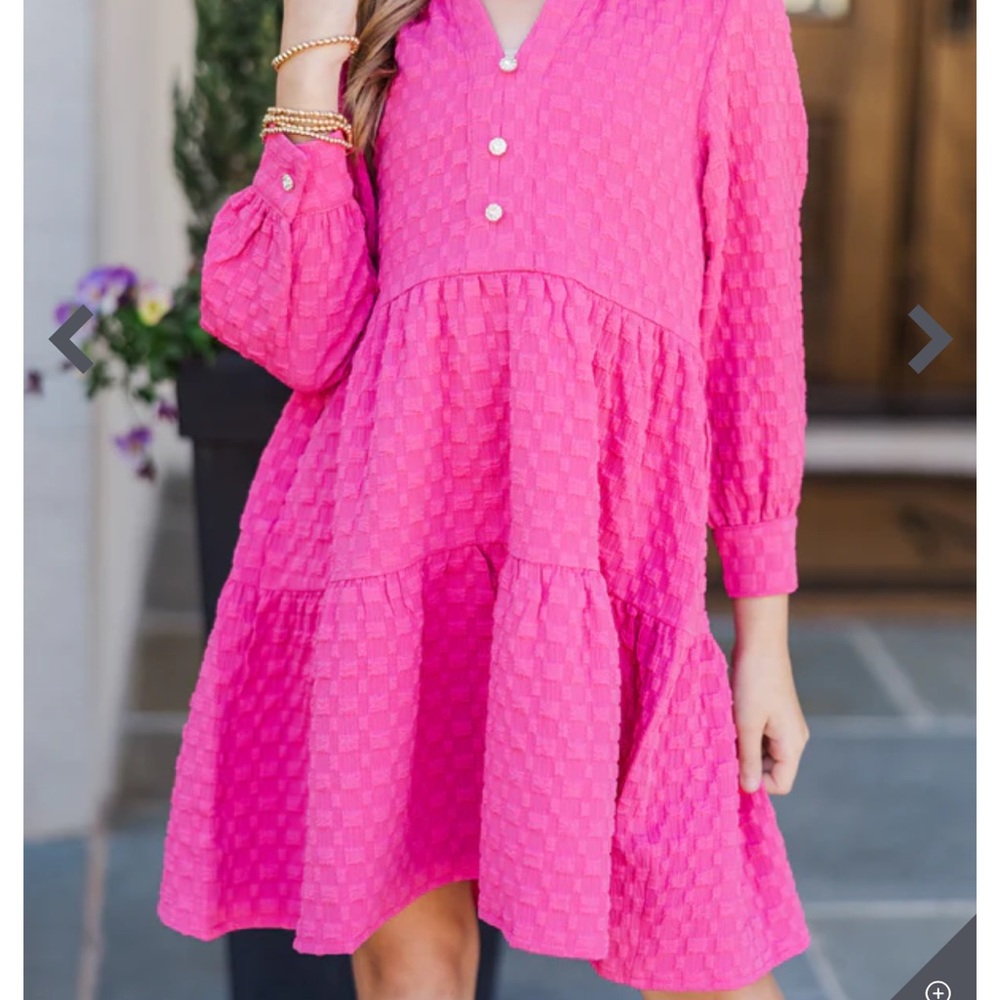 NWOT hot pink dress